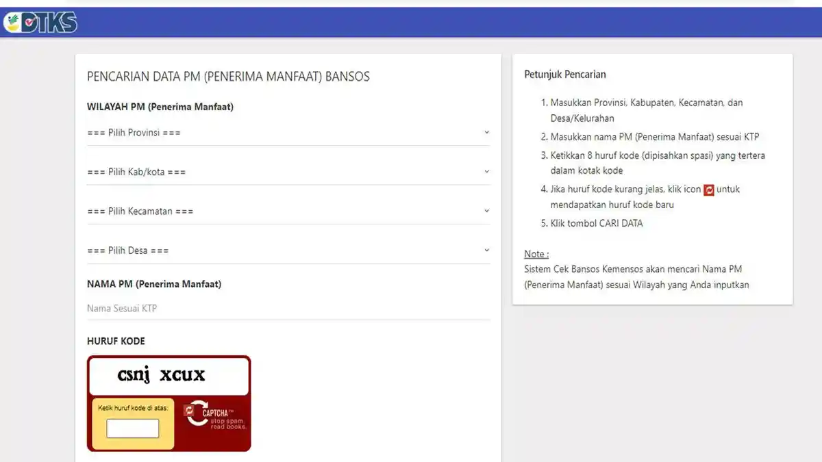 Cara Daftar dan Cek Penerima BLT PKH dan BPNT September 2023, Login Link cekbansos.kemensos.go.id