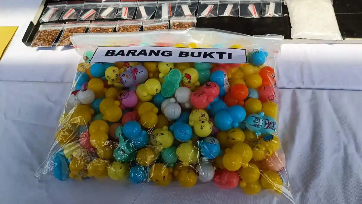 Modus Terbaru di Cirebon, Narkoba Diselundupkan dalam Boneka Pokemon dan Doraemon