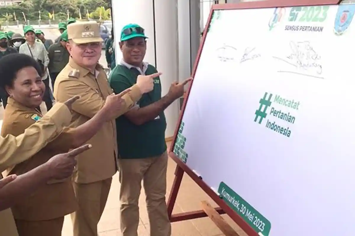 Sensus Pertanian 2023 di Maybrat Dimulai, Pj Bupati Sebut Jadi Acuan Program Strategis Pertanian