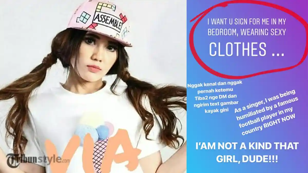 Via Vallen  Blak-blakan Soal Awal Mula Percakapannya dengan Si Pesepak Bola!