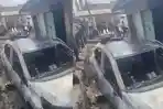 Gara-gara Sopir Ngantuk, Mobil Pemudik Terbakar Usai Terjun ke Parit, Nasib Penumpang?