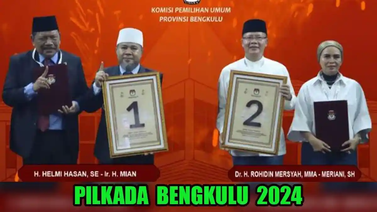 Hasil Survei Elektabilitas Pilkada Bengkulu 2024, Siapa Calon Wali Kota Terkuat?