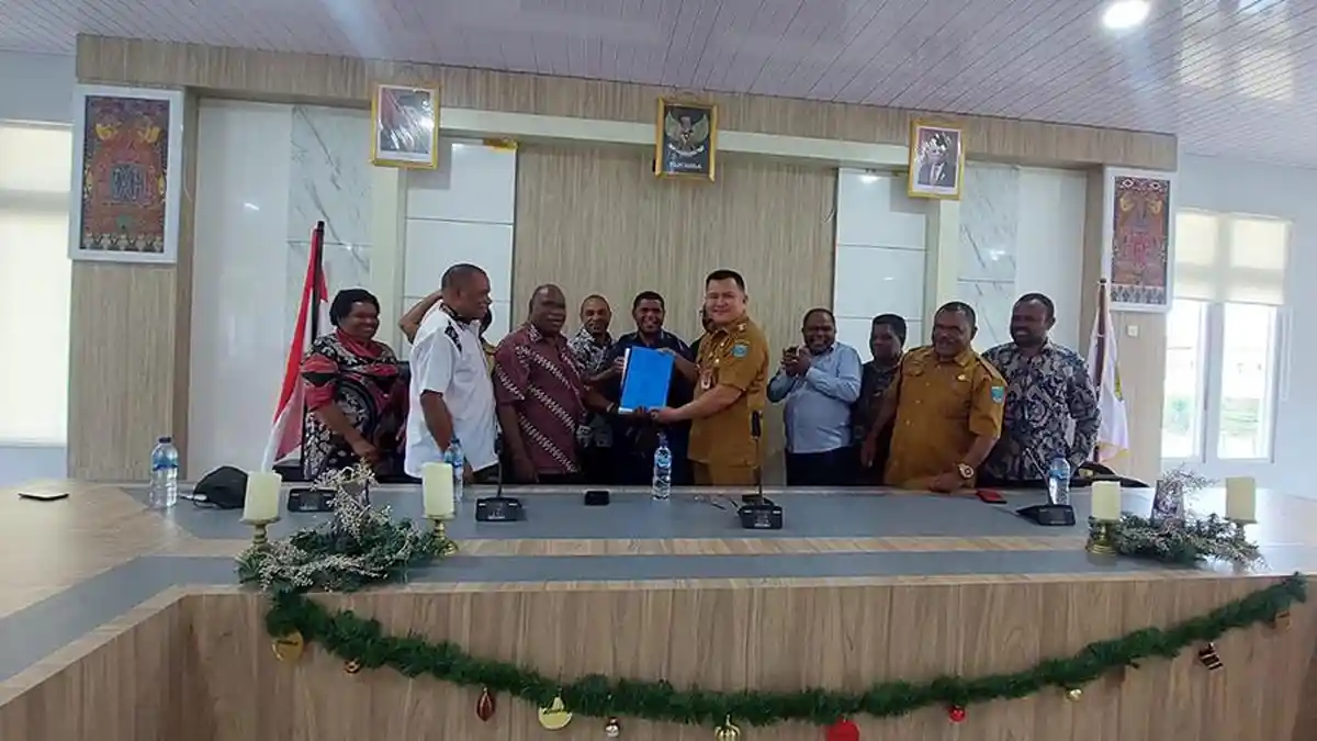 Tim Pemekaran Maybrat Sau Temui Bernhard Rondonuwu, Minta Dukungan Pembentukan DOB