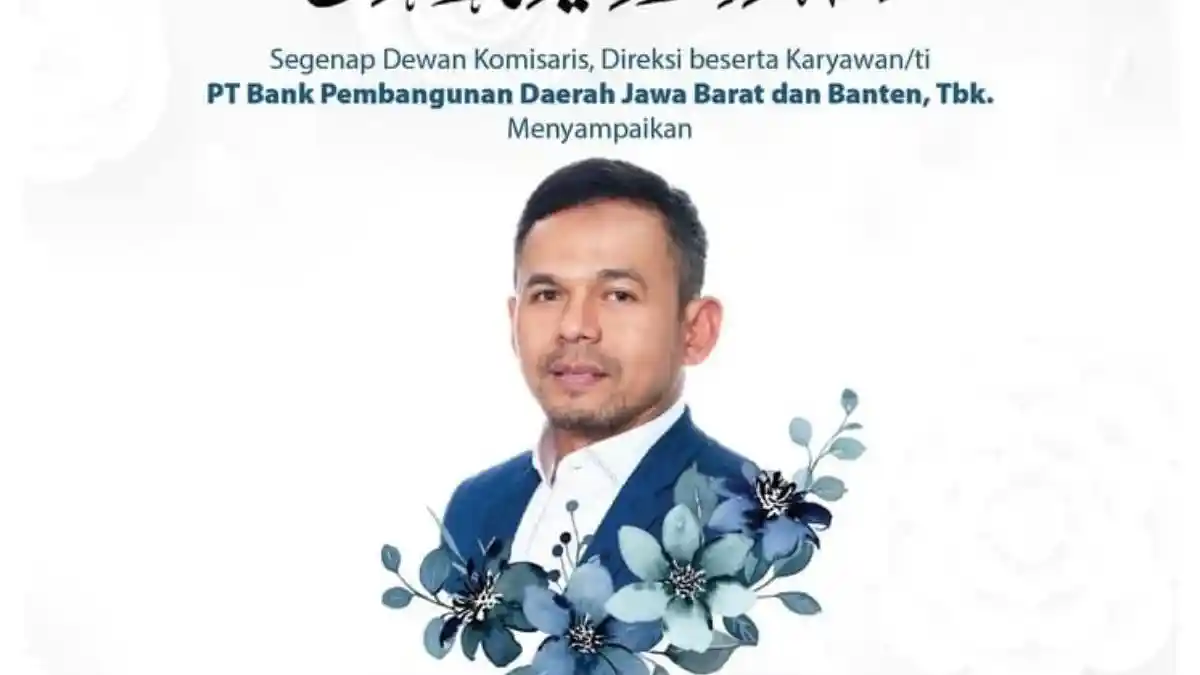 Direktur Utama Bank BJB Yusuf Saadudin Meninggal Dunia Hari Ini