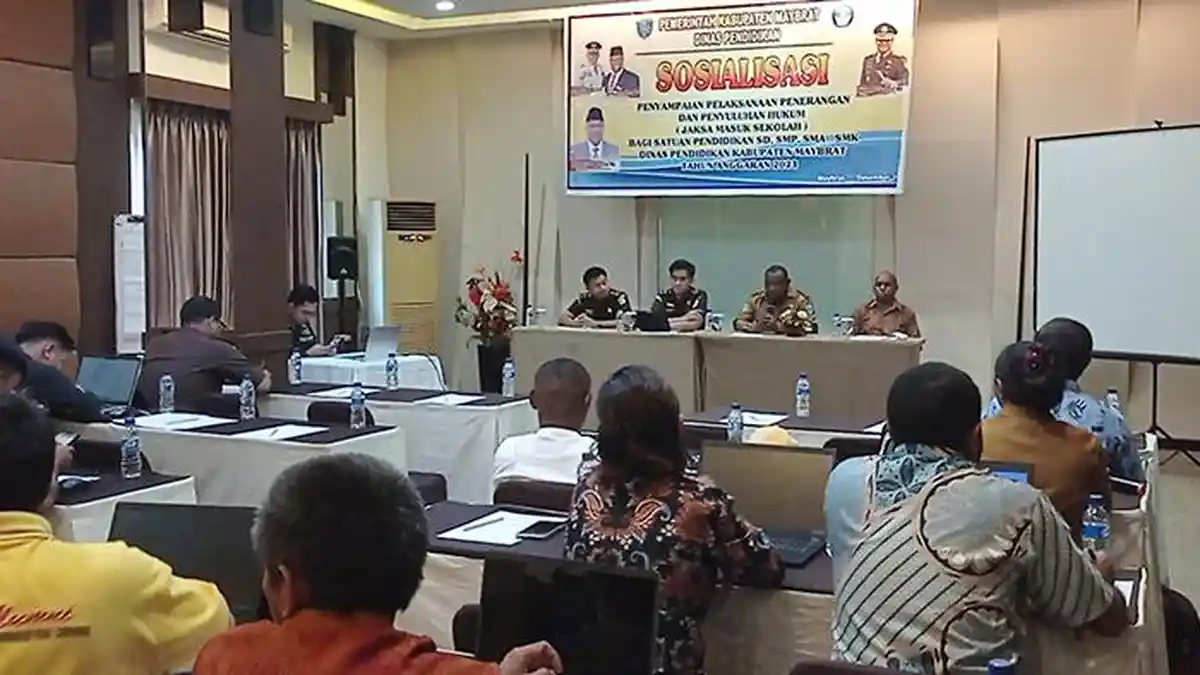 Cegah Temuan Pengelolaan Dana BOS, Dinas Pendidikan Maybrat Gagas Program Jaksa Masuk Sekolah