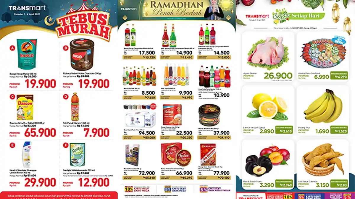 Promo Transmart Carrefour Hari Ini 6 April 2021, Wow Hemat Diskon Buah, Ayam, dan Baso Seafood