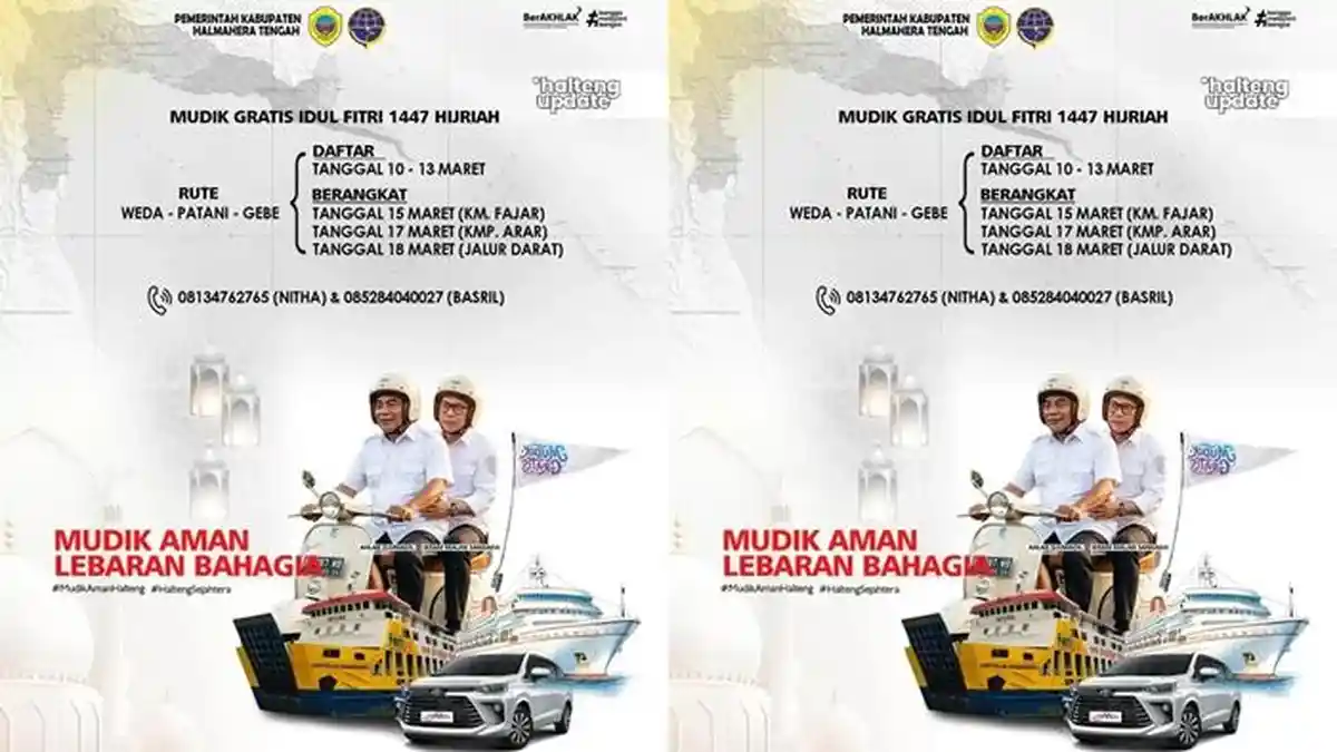 Pemkab Halmahera Tengah Luncurkan Program Mudik Gratis 2026