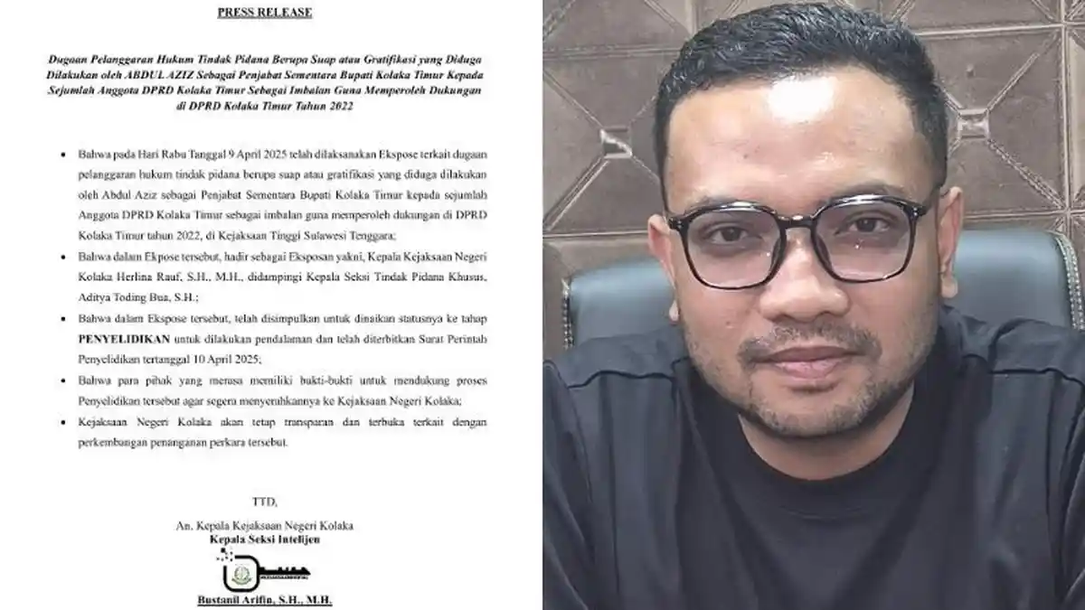 Dugaan Suap Bupati Kolaka Timur Lanjut Penyelidikan, Hasil Ekspose Kejari Kolaka di Kejati Sultra