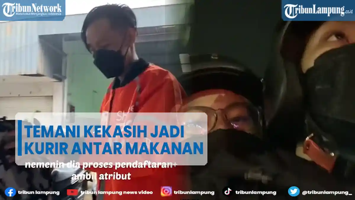 VIRAL Sepasang Kekasih Kerja Sama Jadi Kurir Pengantar Makanan