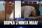 Bripka J Minta Maaf ke Orang Tua ODGJ yang Dia Tendang Kepalanya
