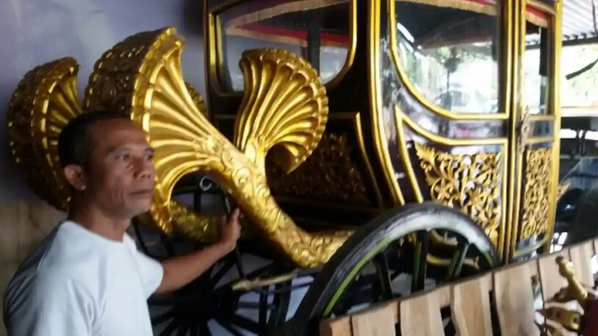 Kereta Kencana Buatan Ratno Sudah Sampai di Luar Negeri