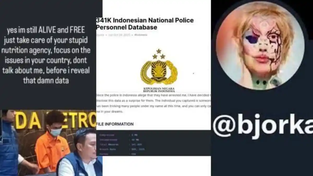 USAI Muncul, Hacker Bjorka Bikin Gebrakan Baru Ancam Bongkar Data Polri hingga BGN