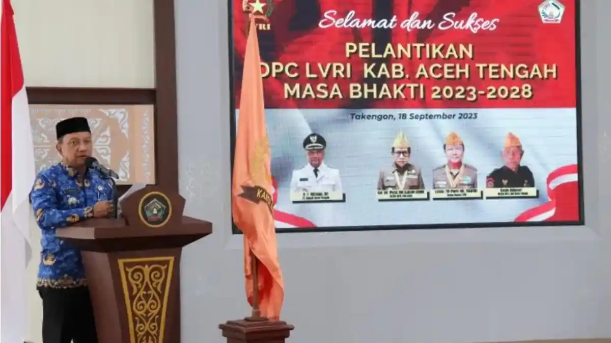 DPC LVRI Aceh Tengah  Masa Bakti 2023-2028,Dilantik, Ini Susunan Pengurusnya