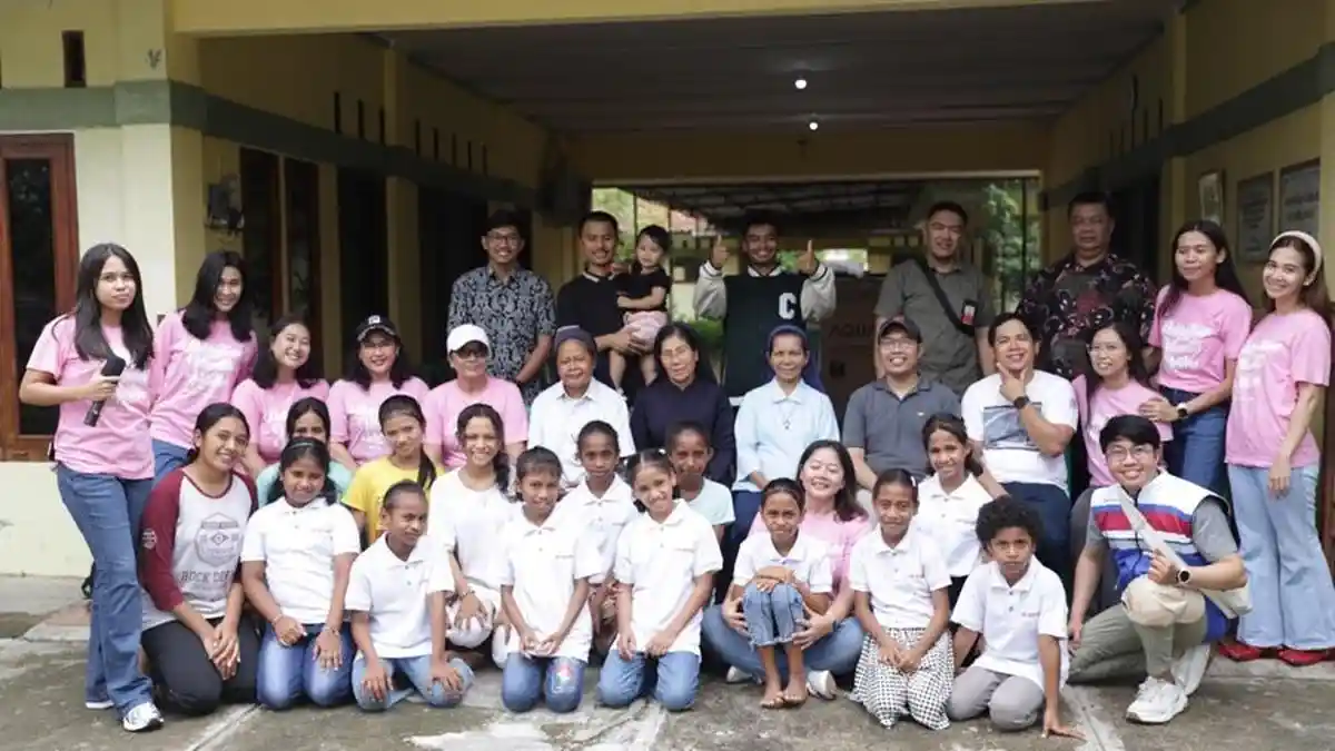 Paskah 2025, Umat Kristiani Kilang Cilacap Gelar Baksos di Panti Asuhan Sidareja
