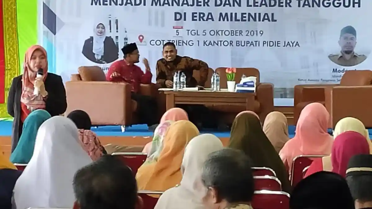 266 Guru di Pidie Jaya Dilatih Leader Tangguh Era Milenial