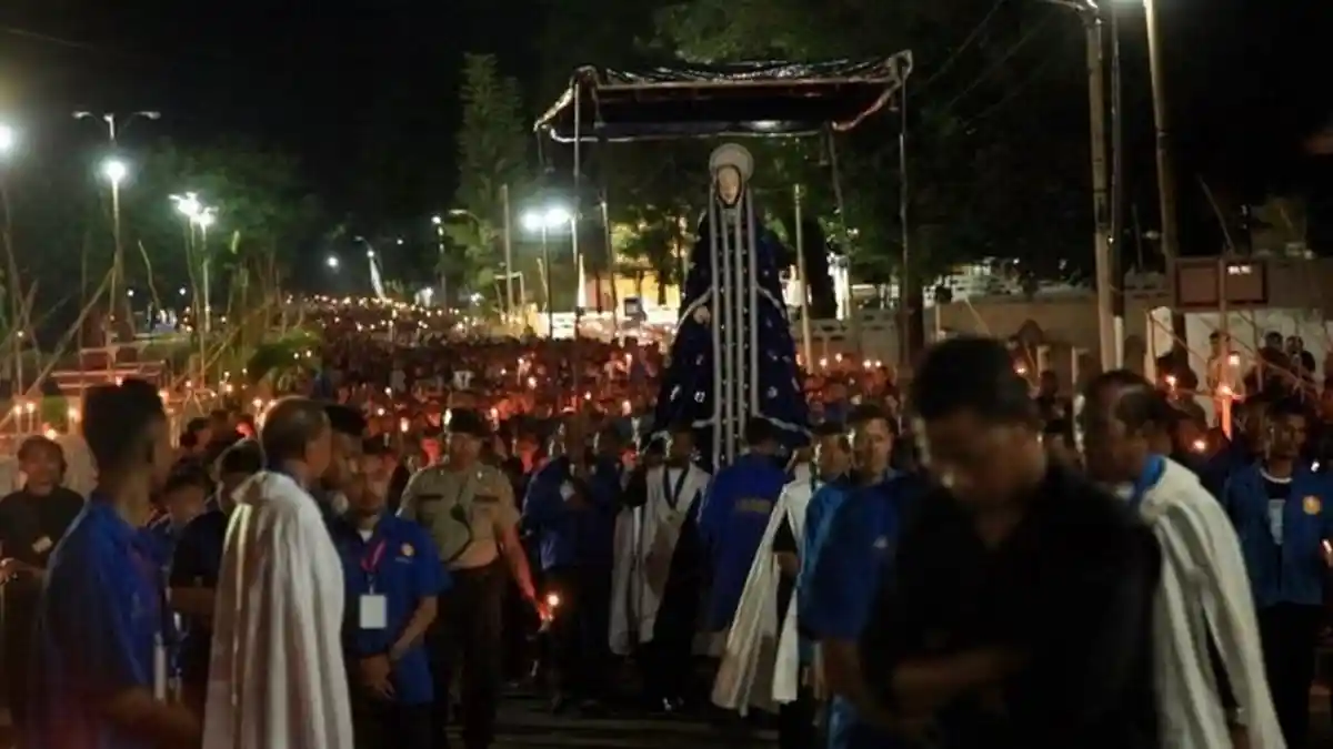 Prosesi Semana Santa 2021 di Kota Larantuka Ditiadakan