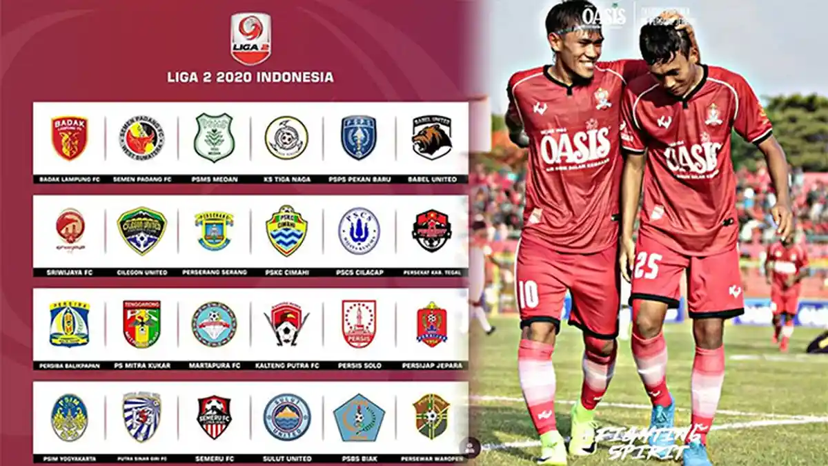 FORMAT Liga 2 2020, Jumlah Tim Peserta Bertambah | Daftar Klub Liga 2 2020 Lengkap