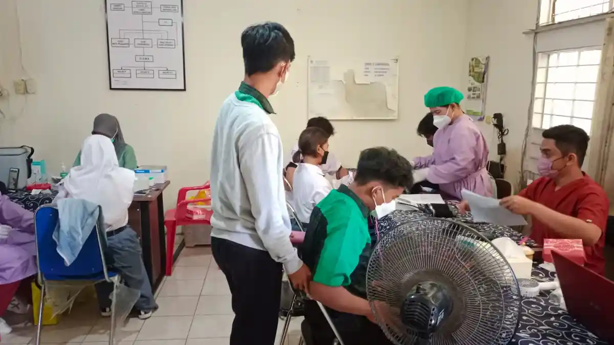 Percepat Herd Immunity Bagi Pelajar, Binda Kaltim Gelar Vaksinasi Covid-19 di SMA Negeri 3 Samarinda