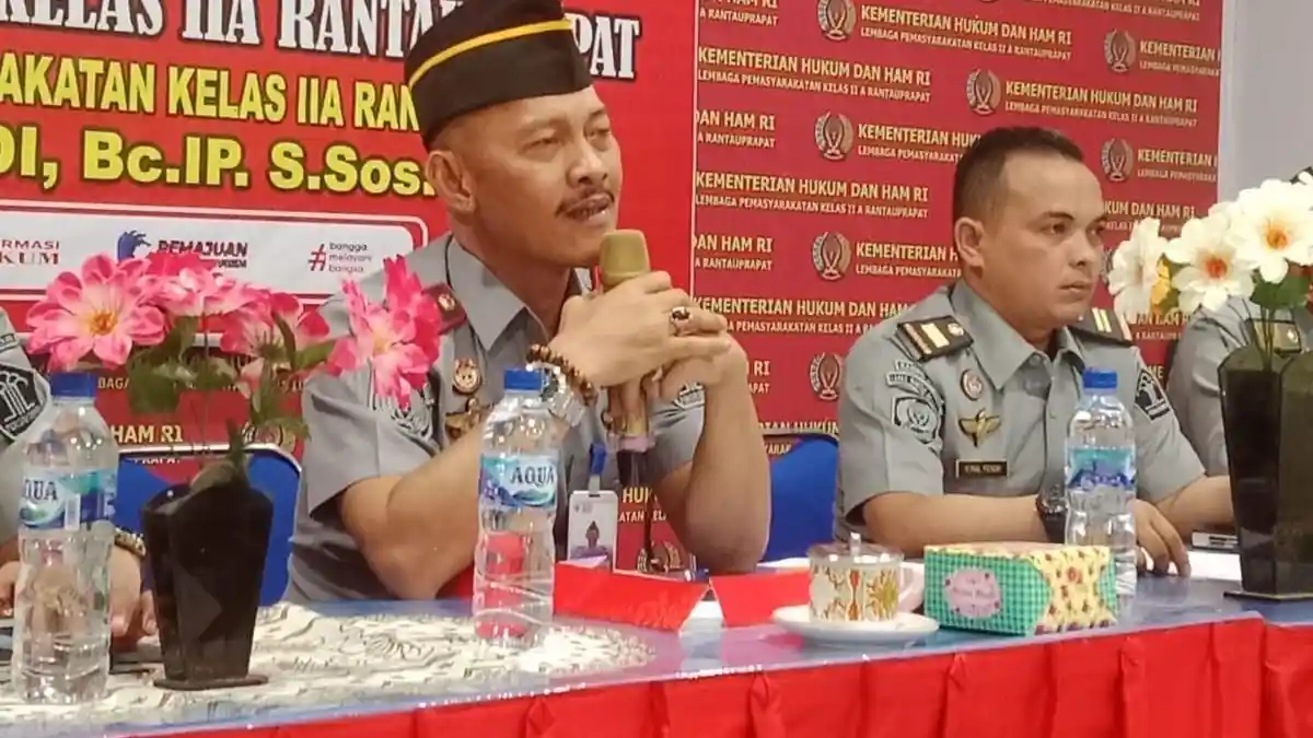 Jelang Akhir Tahun, Kepala Lapas Rantauprapat Gelar Rapat Terkait Tugas dan Fungsi Petugas
