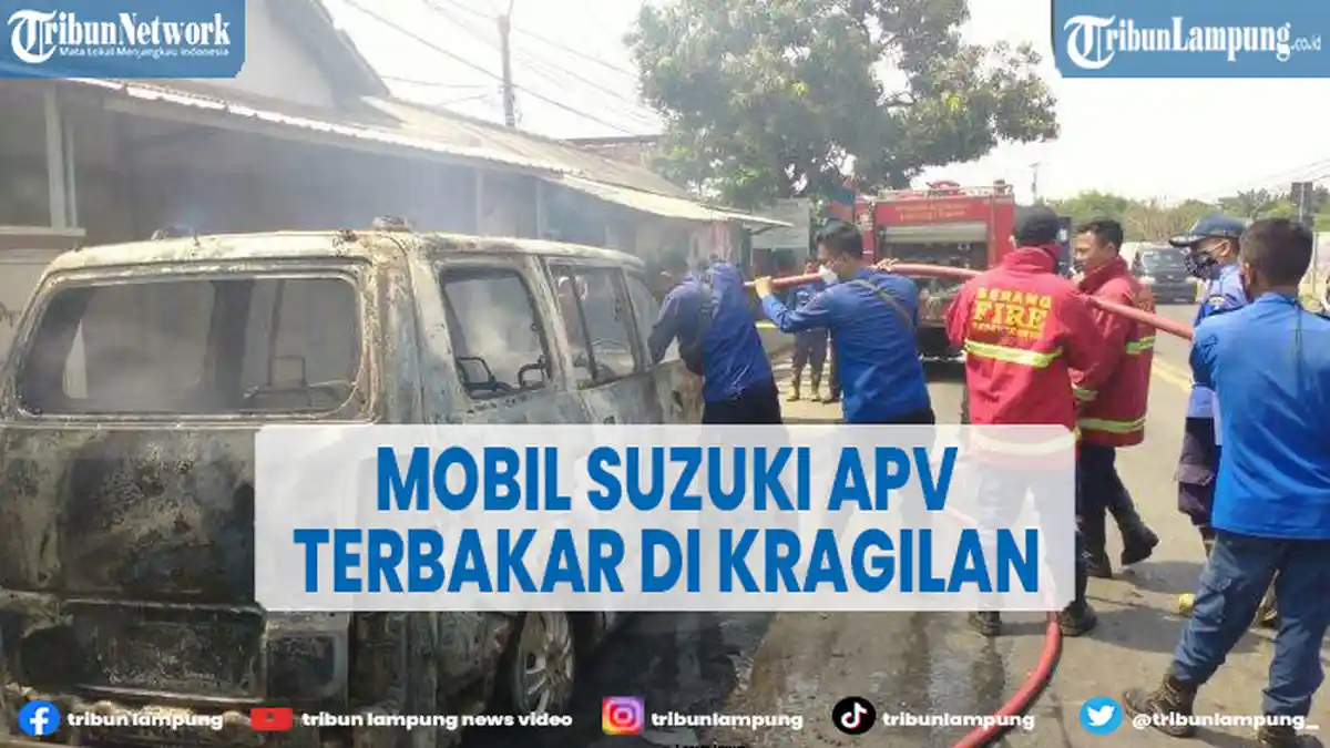 Suzuki APV Ludes Terbakar di Kampung Sentul, Kerugian Capai Puluhan Juta
