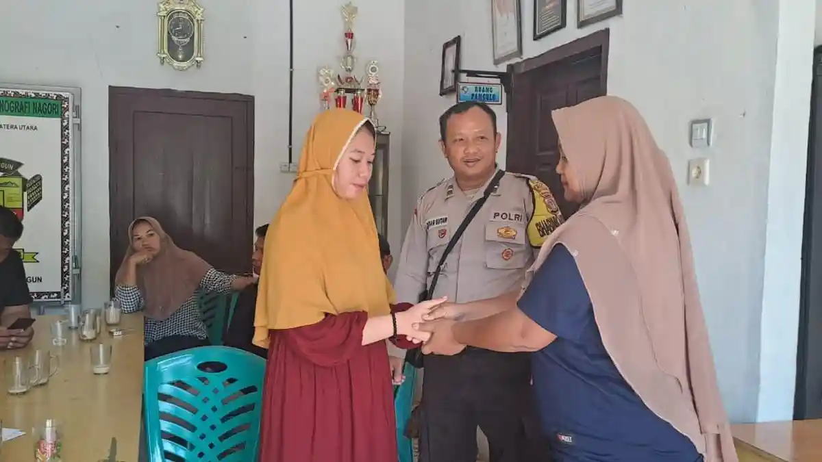 Bhabinkamtibmas Polsek Bosar Maligas dan Babinsa Berhasil Mediasi Perselisihan Warga di Simalungun