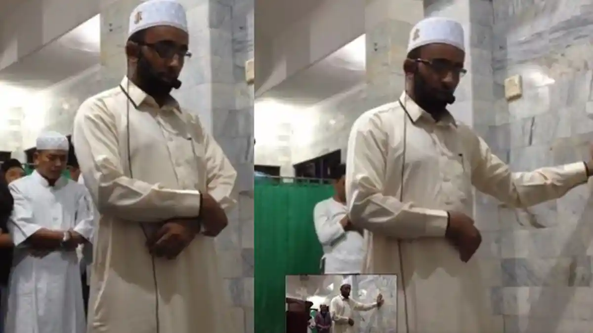 Diguncang Gempa, Imam Masjid  tak Tinggalkan Tempat Shalat  Meski Bangunan Bergetar