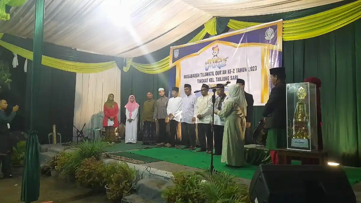 Kembangkan Bibit Tilawah, Kelurahan Tanjung Sari Rutin Gelar MTQ