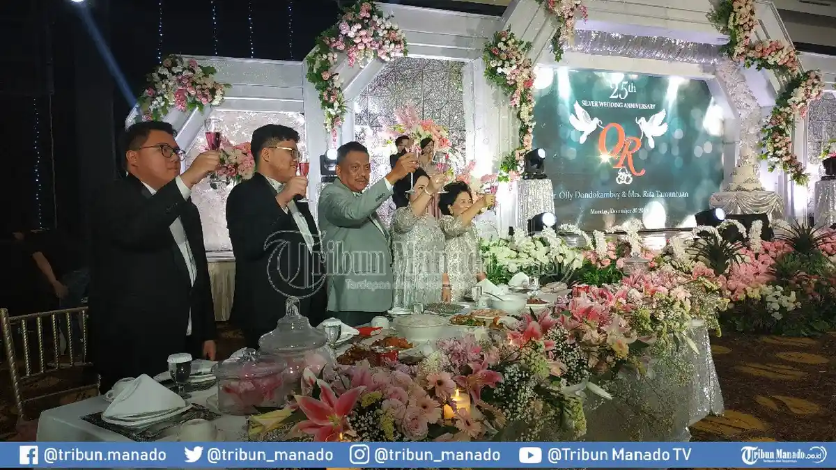 Ini Harapan Rio dan Ray di HUT ke-25 Pernikahan Keluarga Dondokambey-Tamuntuan