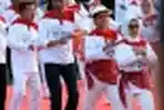 Presiden Joko Widodo Turut Senam Poco Poco 