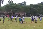 Futsalnya American Football Ada di Bogor, Pemain Bawa Bendera di Pinggang