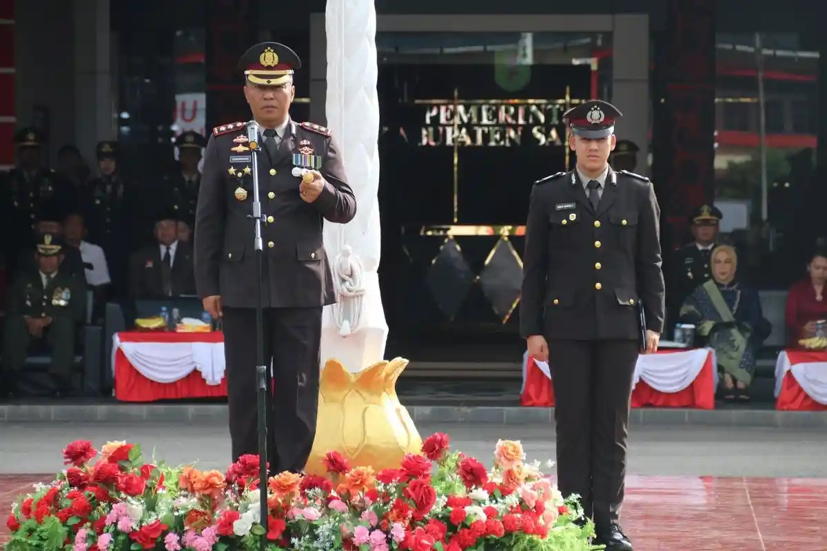 Upacara Hari Bhayangkara ke-79, Polres Sanggau Tegaskan Polri Hadir untuk Masyarakat