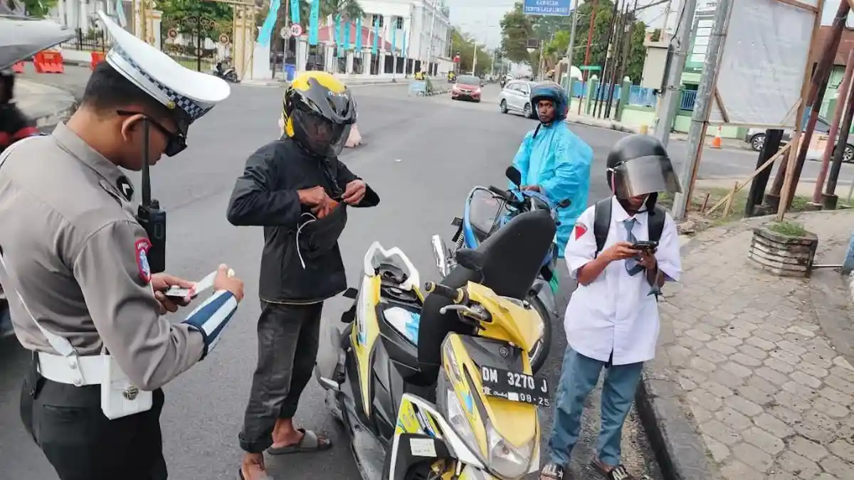 Pelanggar Lalu Lintas Gorontalo Capai 2.720 Orang, Terbanyak Karyawan Swasta dan Pelajar-Mahasiswa