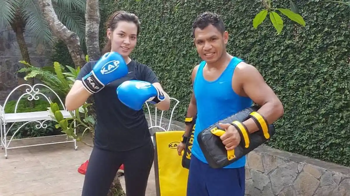 Raisa Latihan Muaythai Hingga Bercucuran Keringat, Netizen Ingatkan Hamish Jangan Sampai Selingkuh