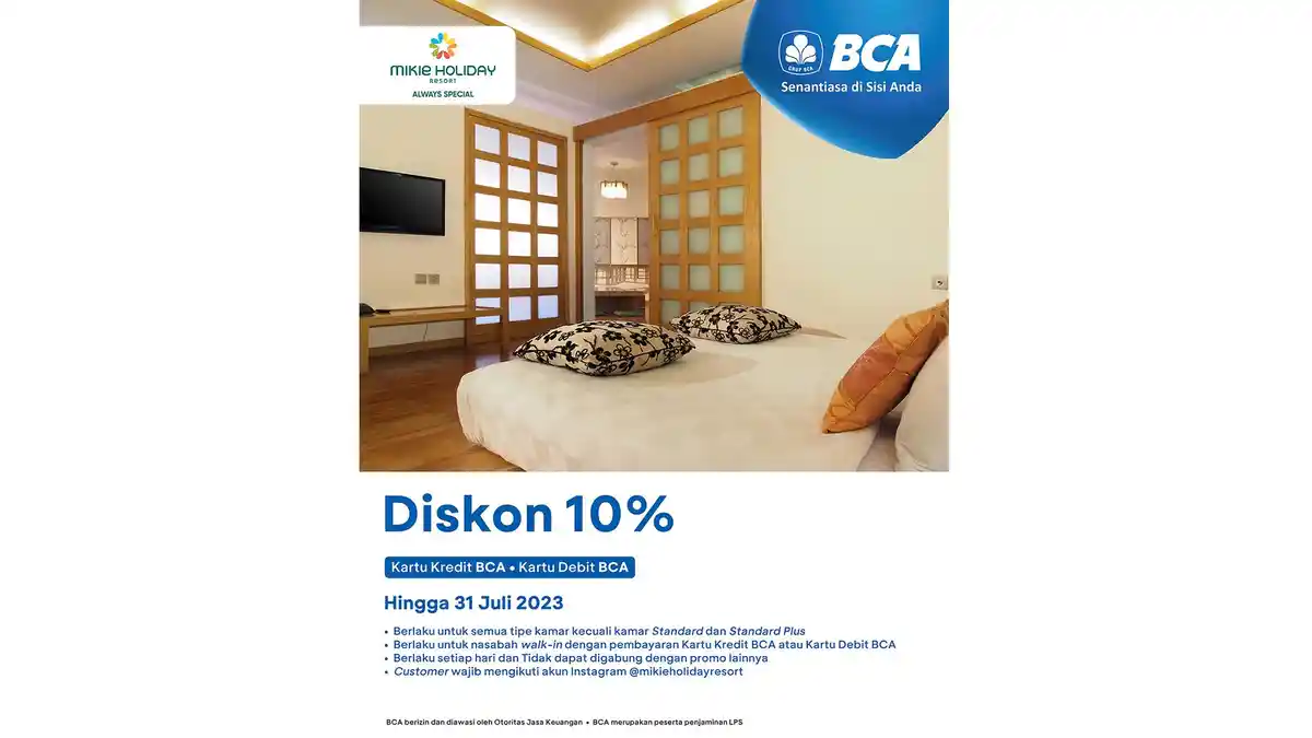 Sambut Liburan Sekolah, Mikie Holiday Resort Berastagi Diskon 10 Persen untuk Liburan Menyenangkan