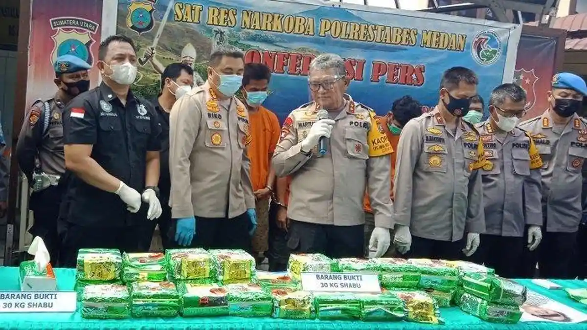 Mr Black Pria Misterius Pengendali Peredaran 30 Kg Sabu di Medan, Terus Diburu Polisi