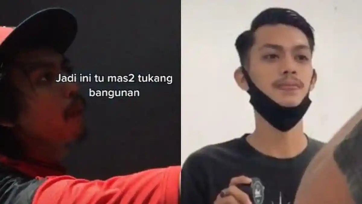 VIRAL Tukang Bangunan Makin Ganteng setelah Potong Rambut, Begini Cerita Sebenarnya