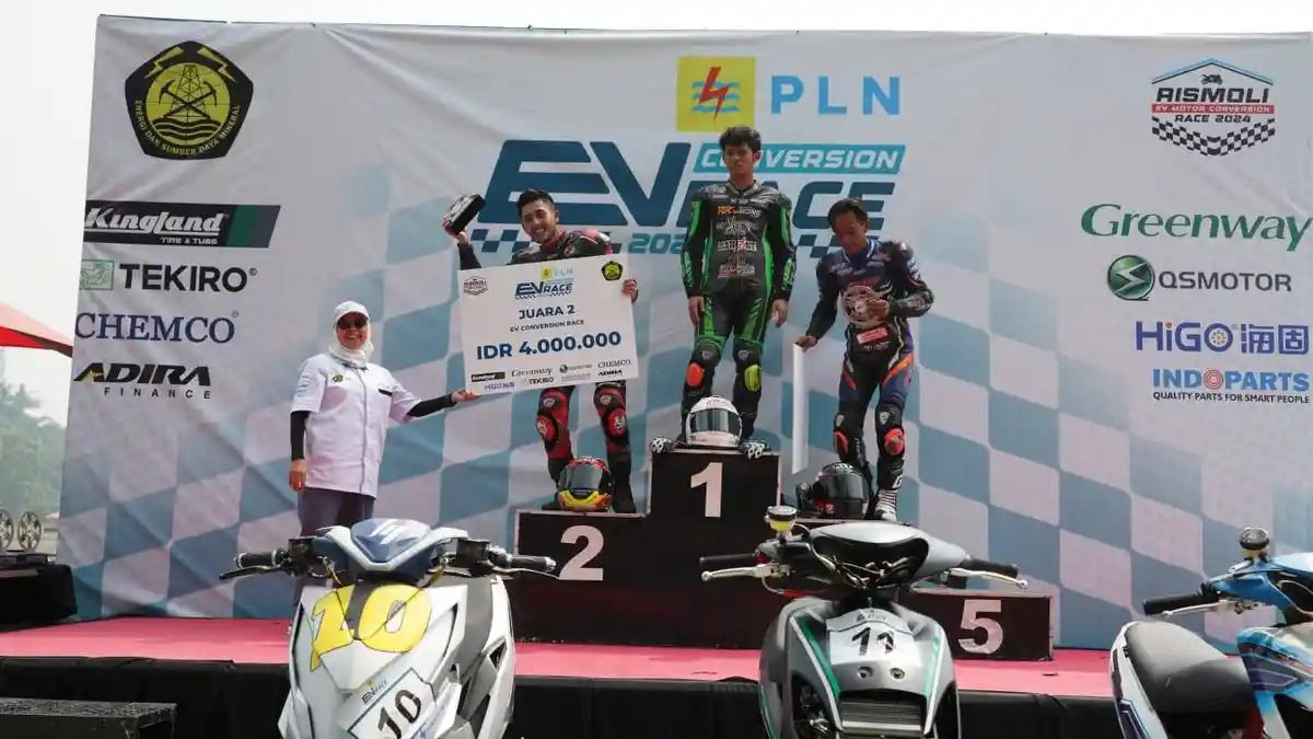 PLN EV Conversion Race 2024 Digelar di Sentul, Bengkel Asal Bandung Hardy Motor Naik Podium