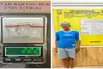 Simpan Sabu dalam Kotak Rokok Seberat 2,22 Gram, Kurir Narkoba di Palembang Ditangkap Polisi