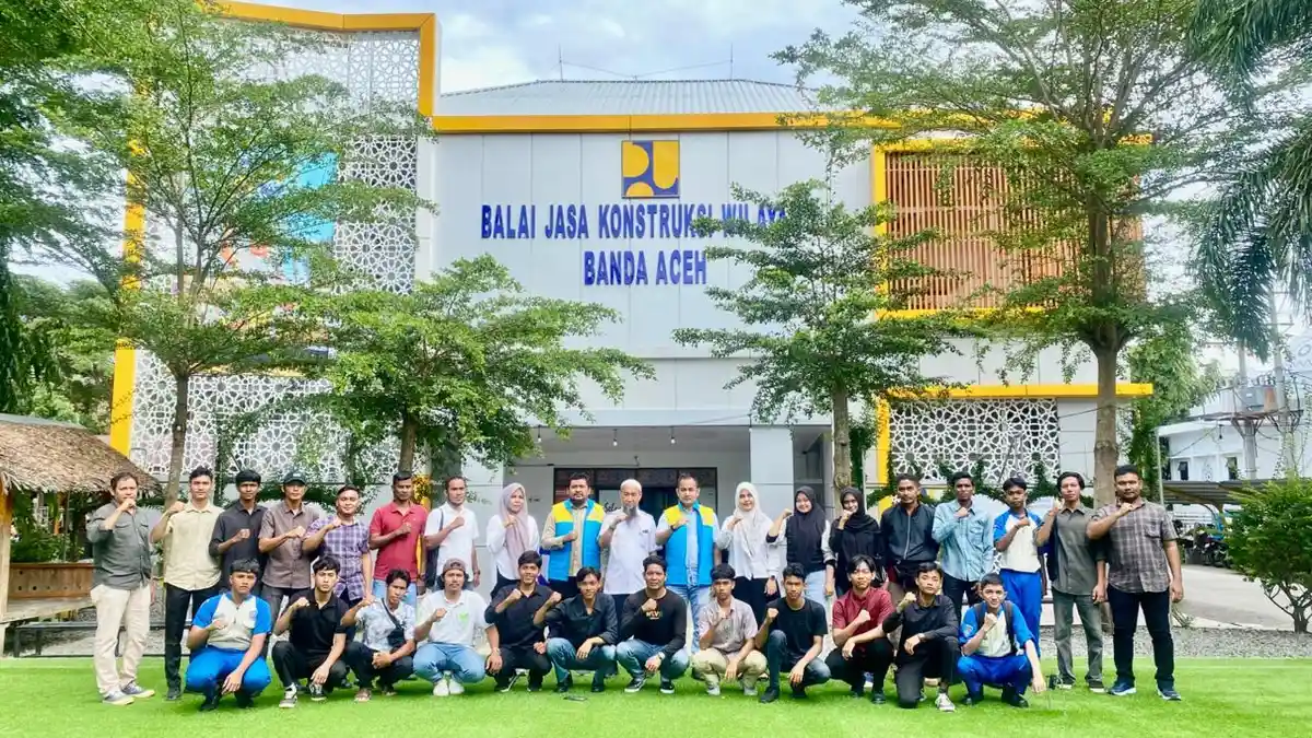 BJKW I Banda Aceh dan KNPI Aceh Gelar Pelatihan dan Uji Kompetensi Tenaga Kerja Konstruksi