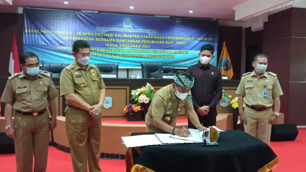 KUA-PPAS APBD Perubahan Disetujui, Ini Sektor Prioritas Gubernur Kaltara Zainal Paliwang