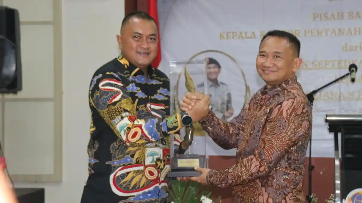 Pisah Sambut Kepala BPN Kabupaten Bogor yang Baru, Rudy Susmanto Harap Bisa Semakin Maju