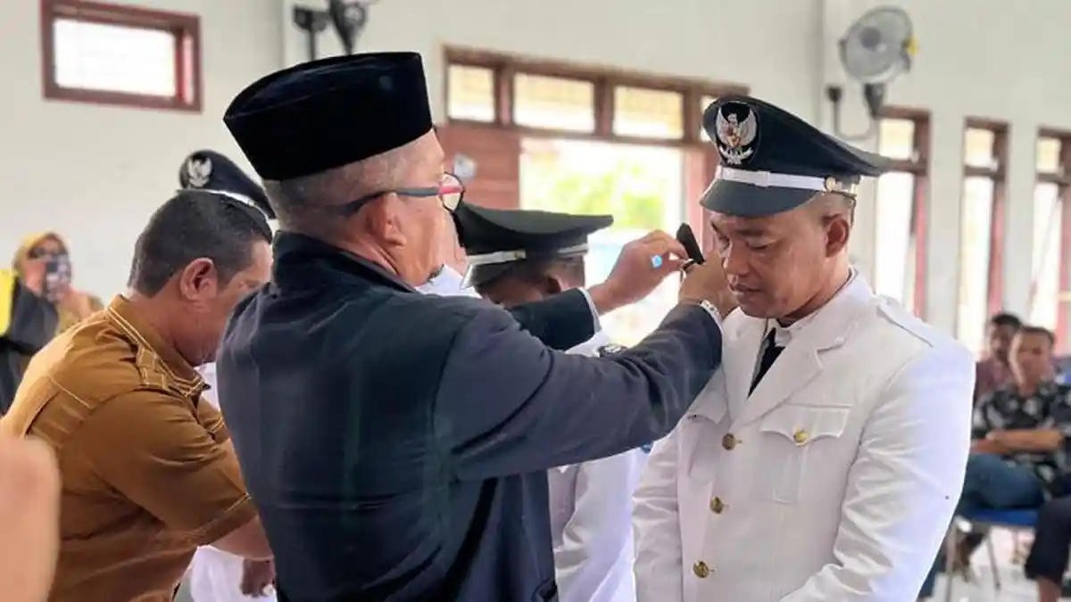 Usai Terpilih, Empat Geuchik di Kecamatan Lapang Resmi Dilantik