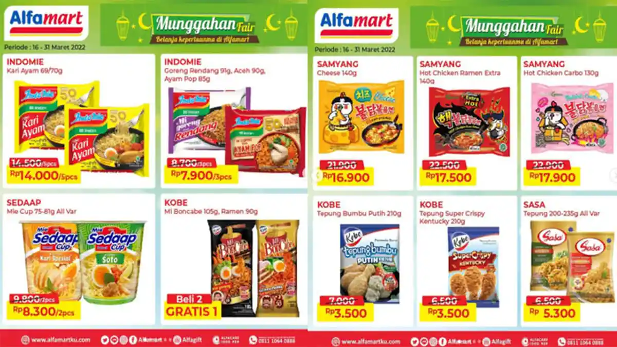 Promo Alfamart Hari Ini 28 Maret 2022, Belanja Hemat Beras Deterjen hingga Susu Extra Murah