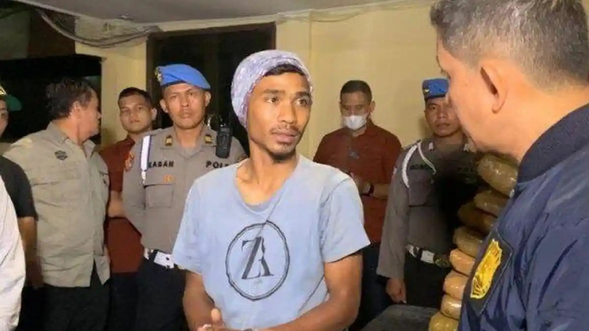 Mawardi Nekat Bawa 1,3 Ton Ganja Pakai Mobil Box