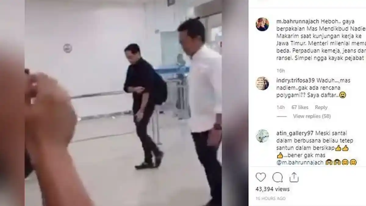 Jadi Menteri Pendidikan dan Kebudayaan, Gaya Berpakaian Nadiem Makarim Menjadi Sorotan Netizen