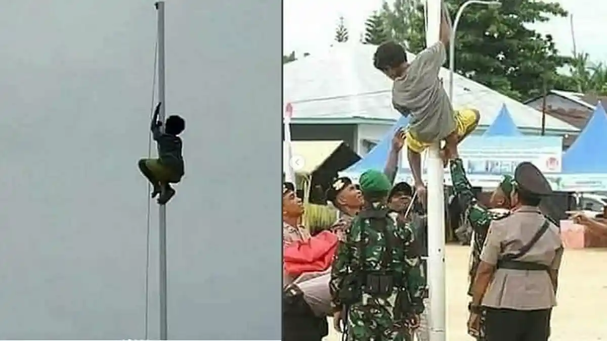 Tak Banyak Apresiasi Seperti Joni, Anak Putus Sekolah Ini Juga Sempat Panjat Tiang Bendera