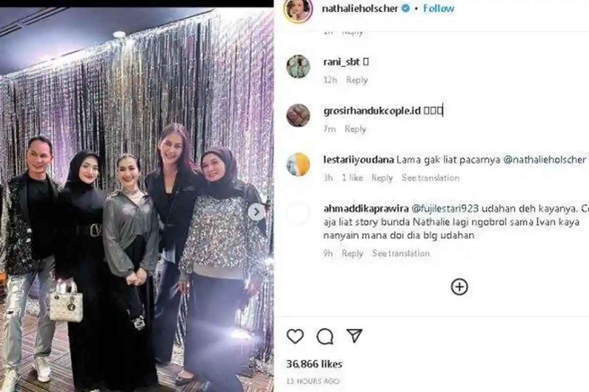 Nathalie Holscher dan Fariz Diisukan Putus, Warganet Curiga Tak Pakai Cincin