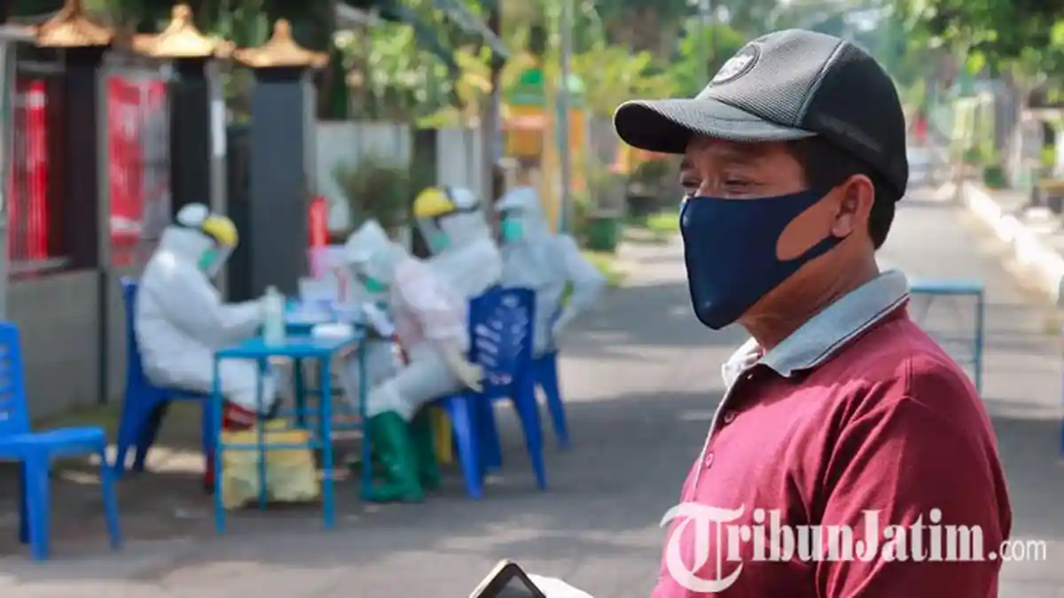 Kontak Erat Pasien Covid-19, Puluhan Warga Kota Kediri Jalani Rapid Test