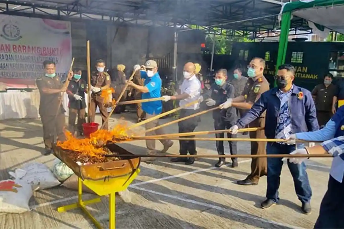 Kejari Pontianak Sebut Kasus Narkotika Tertinggi di Pontianak