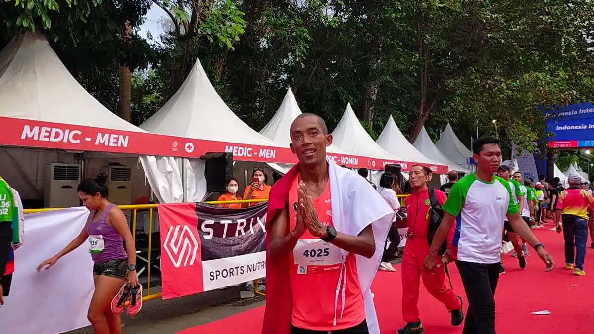 Eksklusif Wawancara Agus Prayogo, First Runner Full Marathon IIM 2022, Catat Waktu 2 Jam 36 Menit
